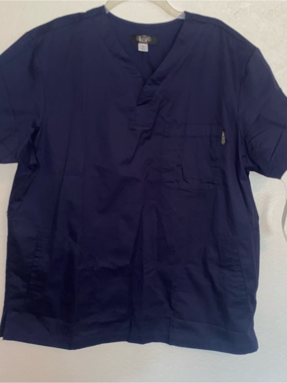Koi Scrub Top Navy Blue XL New